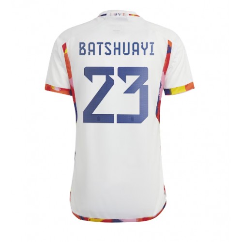 Echipament fotbal Belgia Michy Batshuayi #23 Tricou Deplasare Mondial 2022 maneca scurta